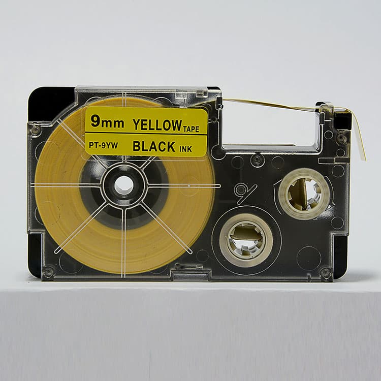 EZ label tape cartridge XR_9YW1_XR_9YW_Black on yellow